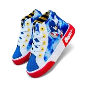 Stylish Blue and Red Sonic The Hedgehog BABY  Sneakers.Size/6 NWOT/WOB.
